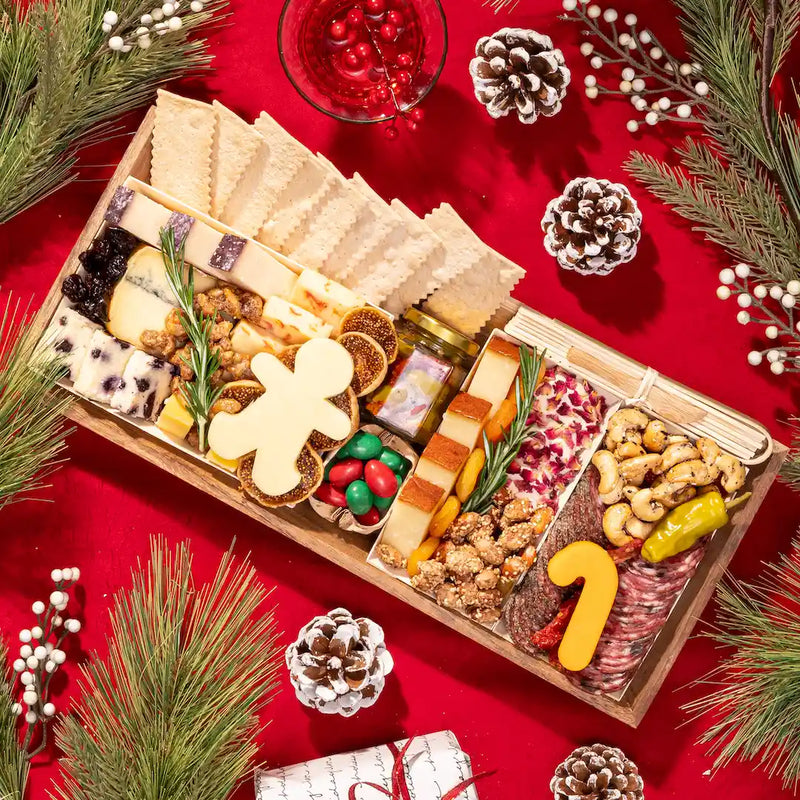 Happy Holidays Diletto Cheese & Charcuterie Board