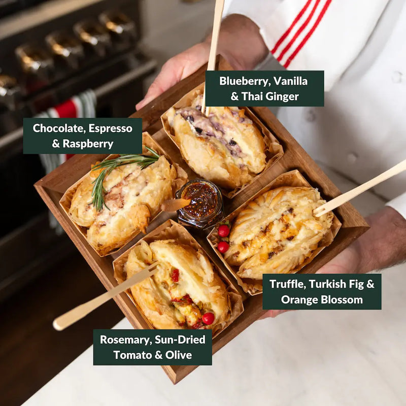 2-Cheese Double Cream Baked Brie Board