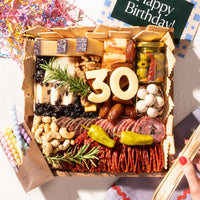 birthday charcuterie board with 