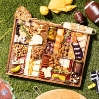 football charcuterie board