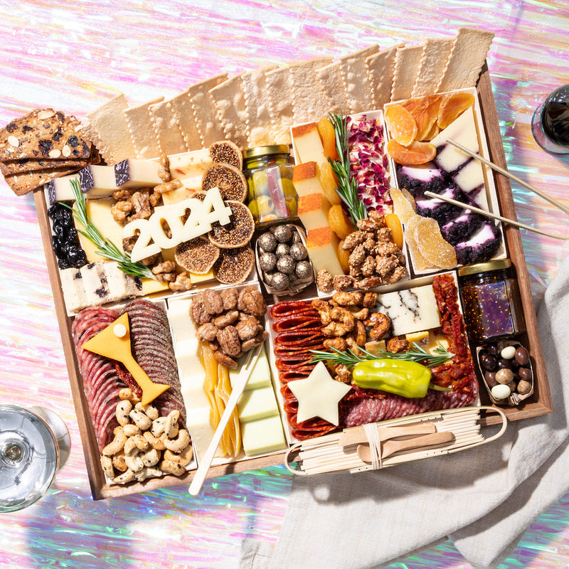 Happy New Year Arte Cheese & Charcuterie Board