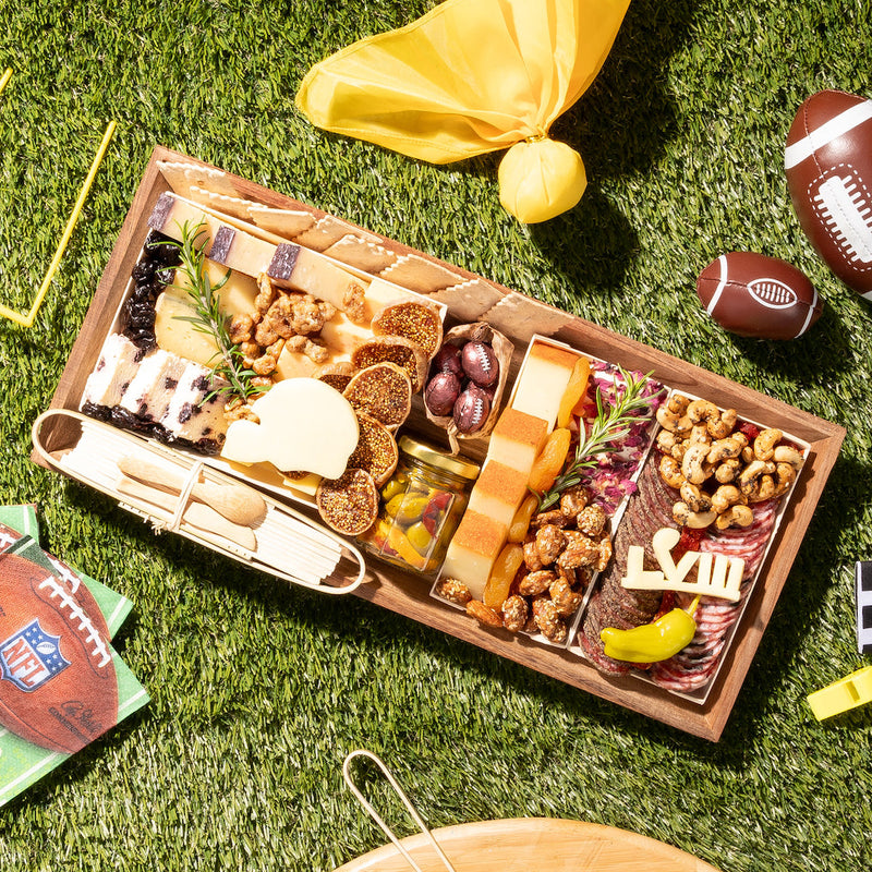 football cheese board