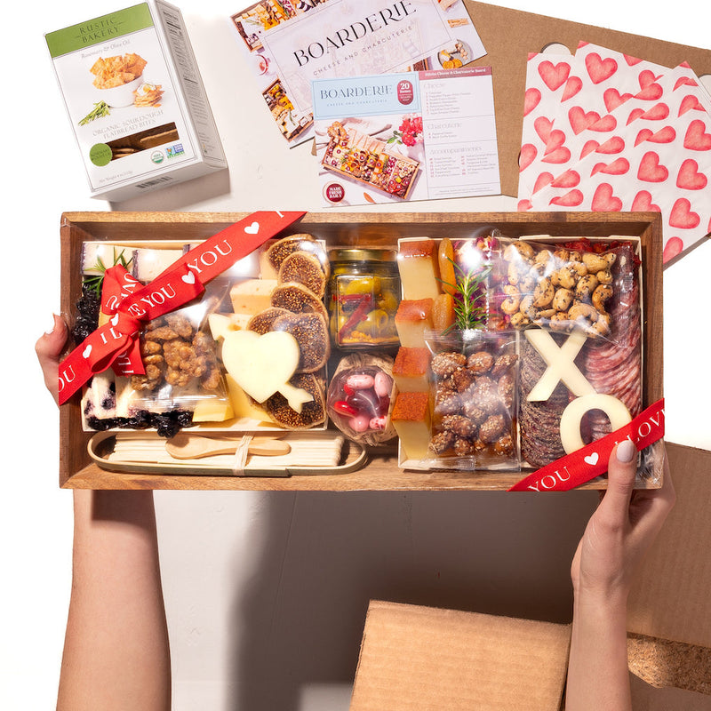 galentines charcuterie board